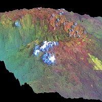 DEM and 3D-view (RADARSAT-1 & TERRA-ASTER), Cameroon 2004